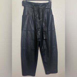 Express high waisted faux leather